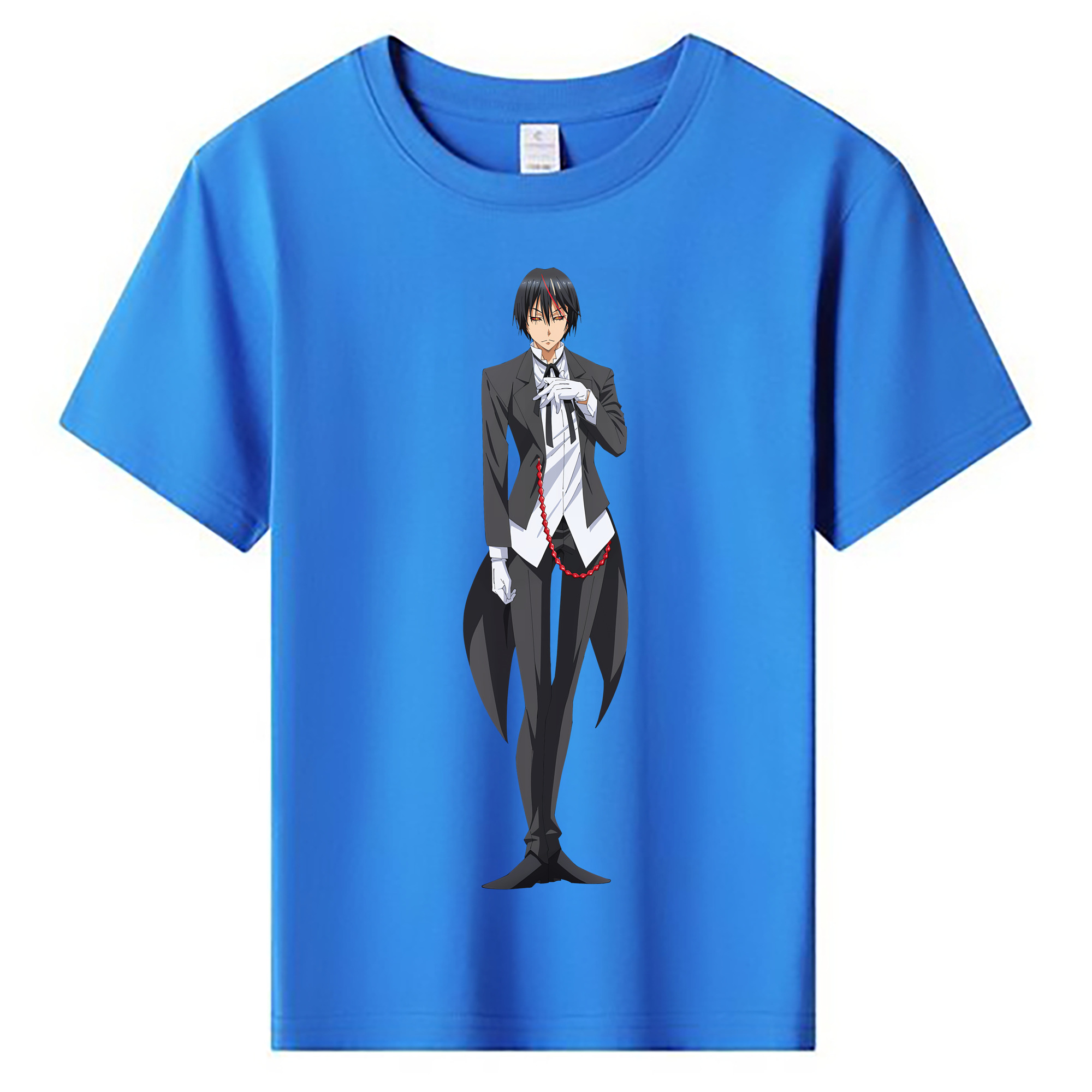 （画像用） 転スラ Regarding Reincarnated to Slime 綿100％キッズTシャツ（フロントプリント）